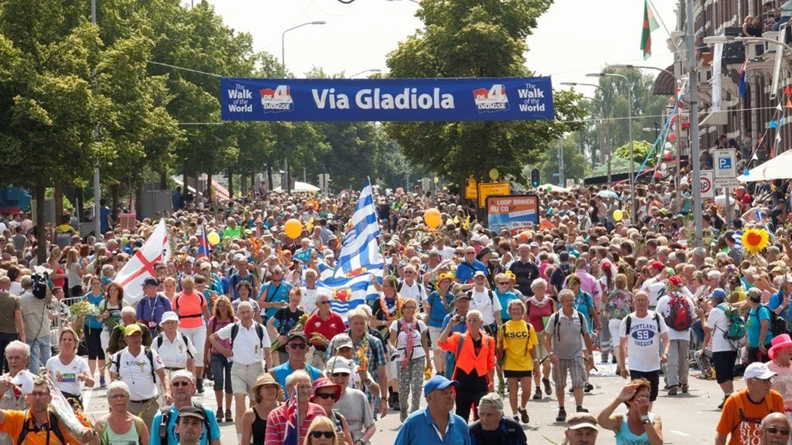 Wandel-arrangement voor Nijmeegse vierdaagse